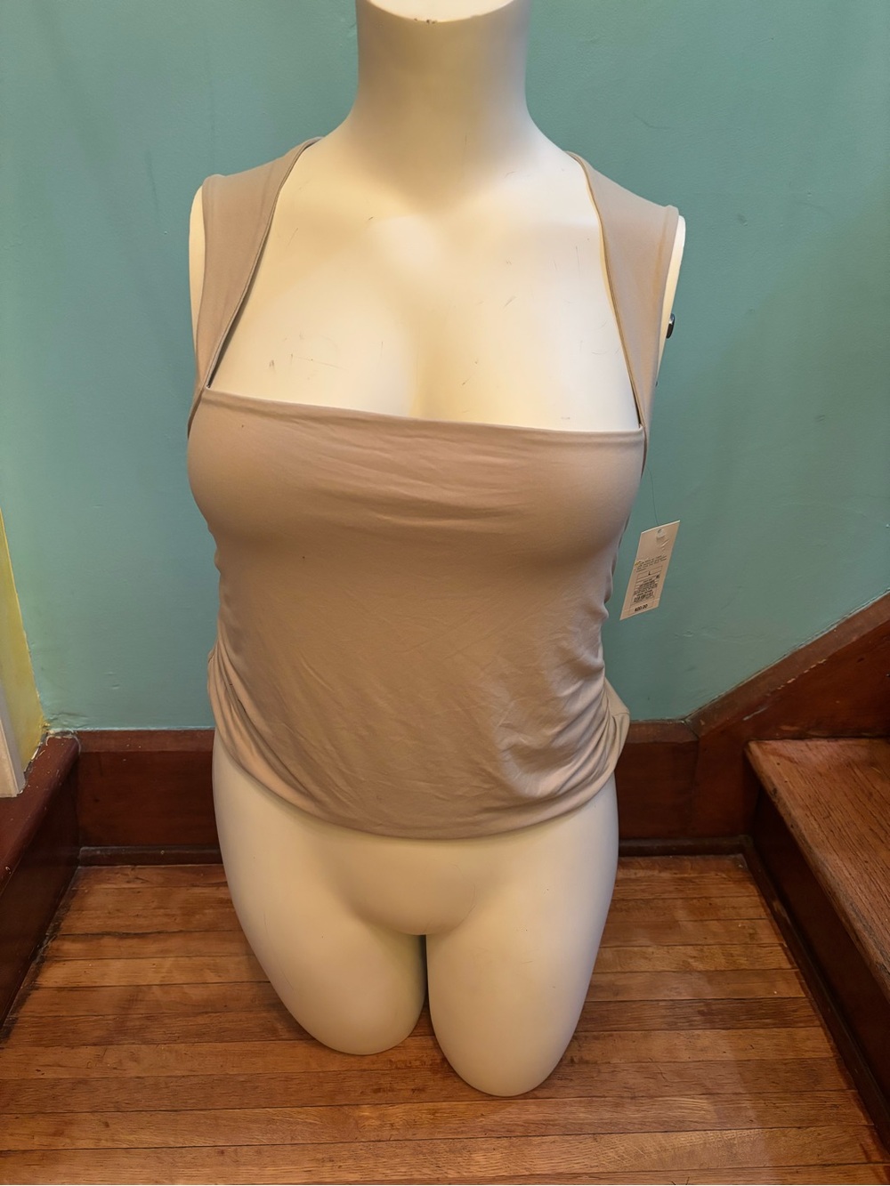 a new day Taupe Square Neck Camisole